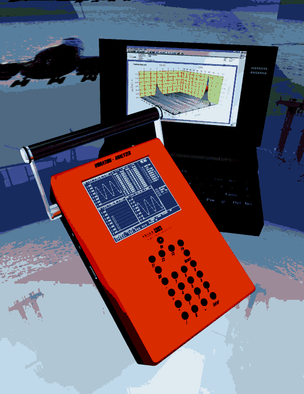 Vibration Analyzer AA8 with Laptop / 73KB