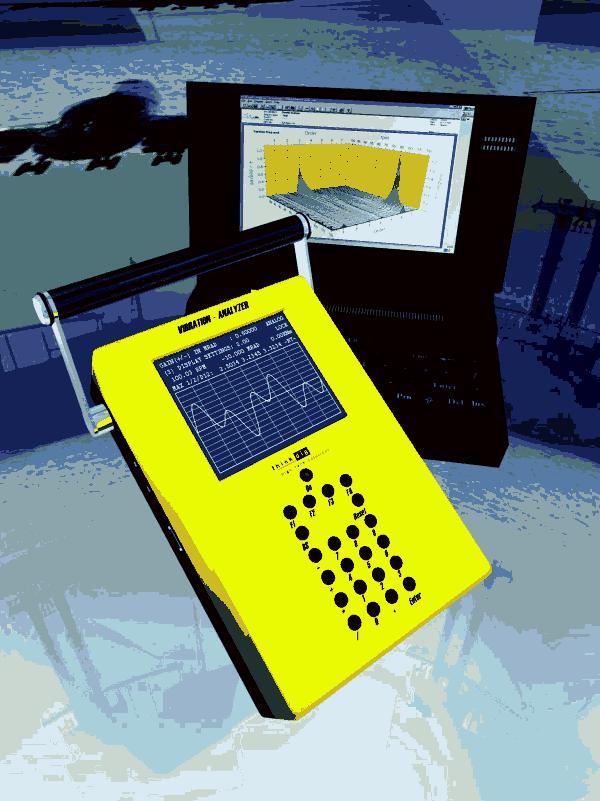 Vibration Analyzer DA2 with Laptop / 81KB